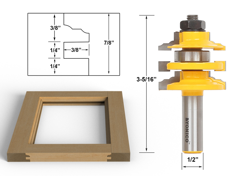 Rail and stile on sale router bit profiles